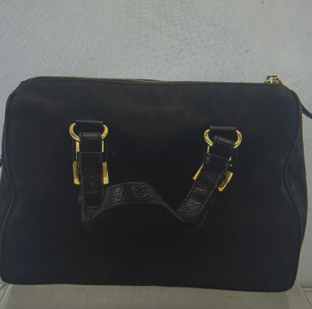 Michael Kors Blk Logo Jacquard  Handbag